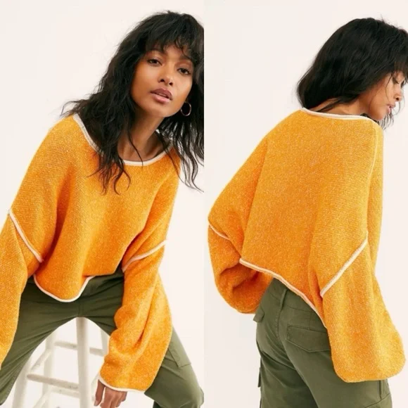 Free People / Bardot cropped sweater - Picture 2 of 6